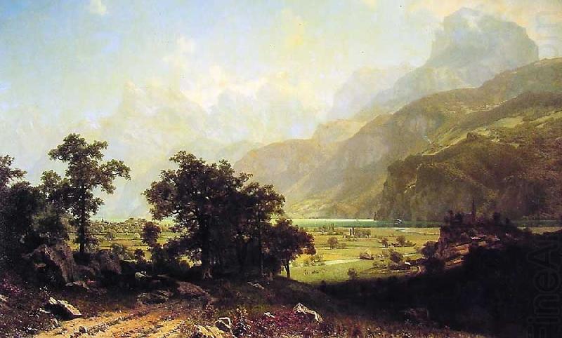 Lake Lucerne, Switzerland, Albert Bierstadt